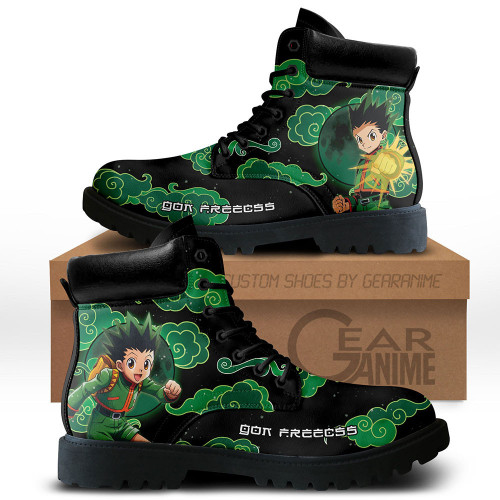 Gon Freecss Boots Shoes Anime Custom