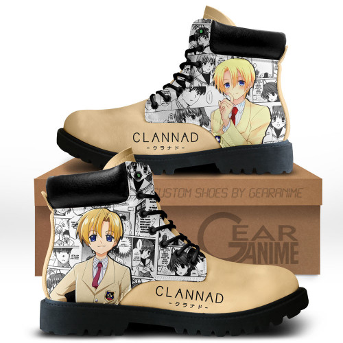 Clannad Youhei Sunohara Boots Shoes Anime Custom NTT191