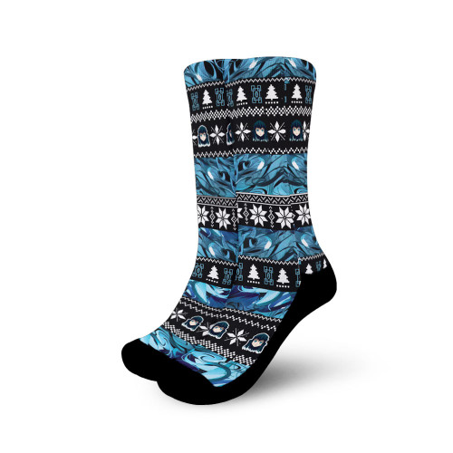 Muichiro Tokito Christmas Ugly Socks