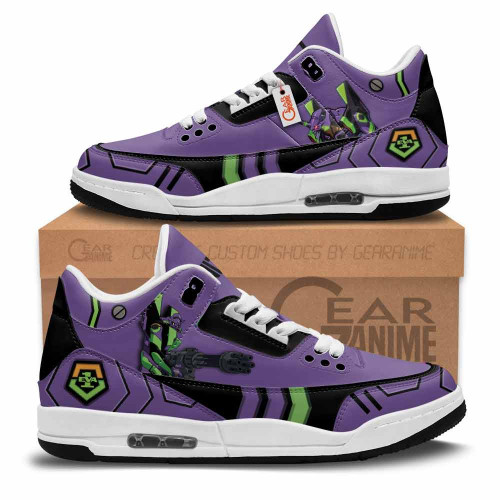 NGE Unit-01 Sneakers J3 Anime Shoes