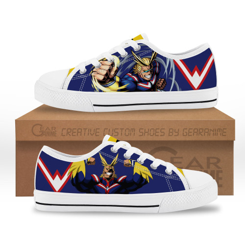 All Might Kids Sneakers Anime Low Top Shoes