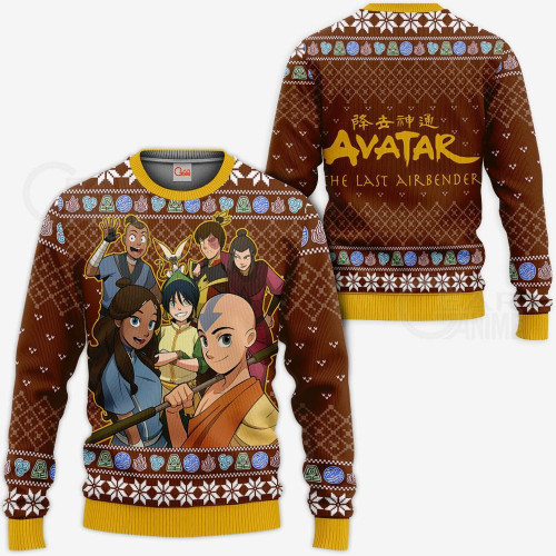 Avatar Airbender Ugly Christmas Sweater Xmas Gift VA11