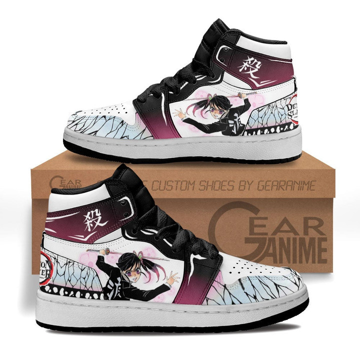 Kanao Tsuyuri Kids Sneakers Custom Anime Demon Slayer Kids Shoes - 1 - GearAnime