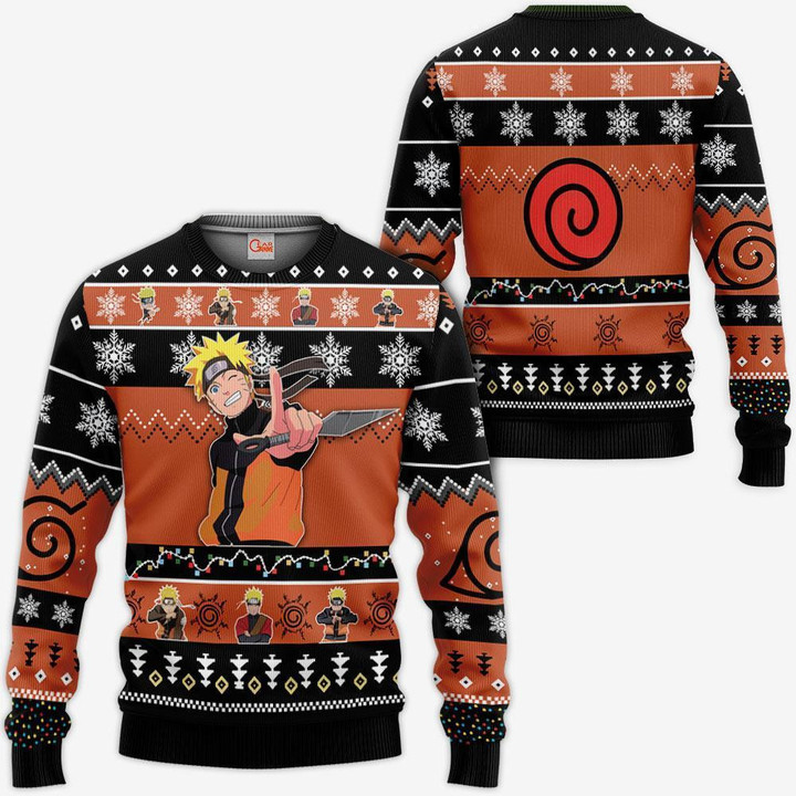 Uzumaki Ugly Christmas Sweater Xmas Gifts Idea - 1 - GearAnime
