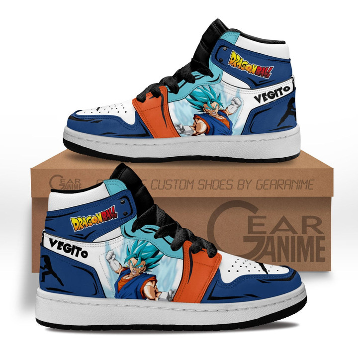 Vegito Kids Sneakers Custom Anime Dragon Ball Kids Shoes - 1 - GearAnime