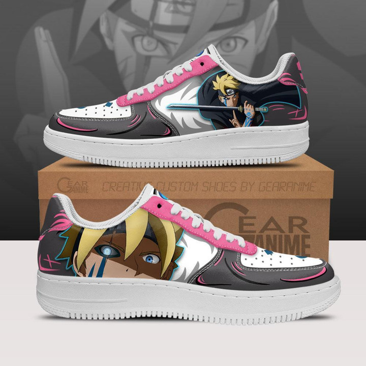 Boruto Air Sneakers Custom Anime Boruto Shoes - 1 - GearAnime