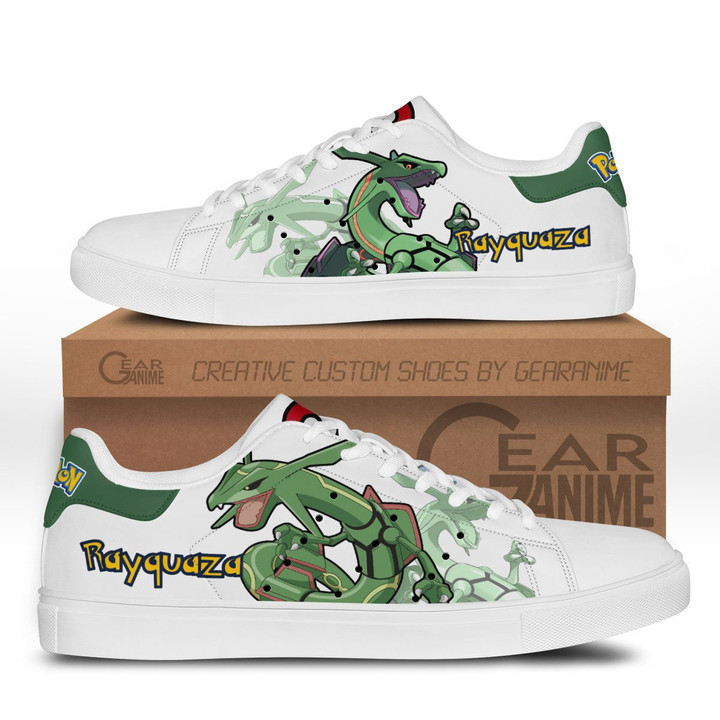 Pokemon Rayquaza Skate Sneakers Custom Anime Shoes - 1 - GearAnime
