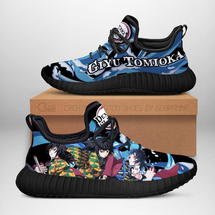 Demon Slayer Giyu Tomioka Reze Shoes Custom Anime Sneakers - 1 - GearAnime