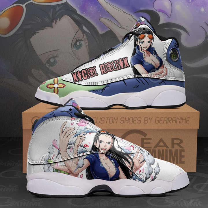 Nico Robin Sneakers Custom Anime One Piece Shoes - 1 - GearAnime