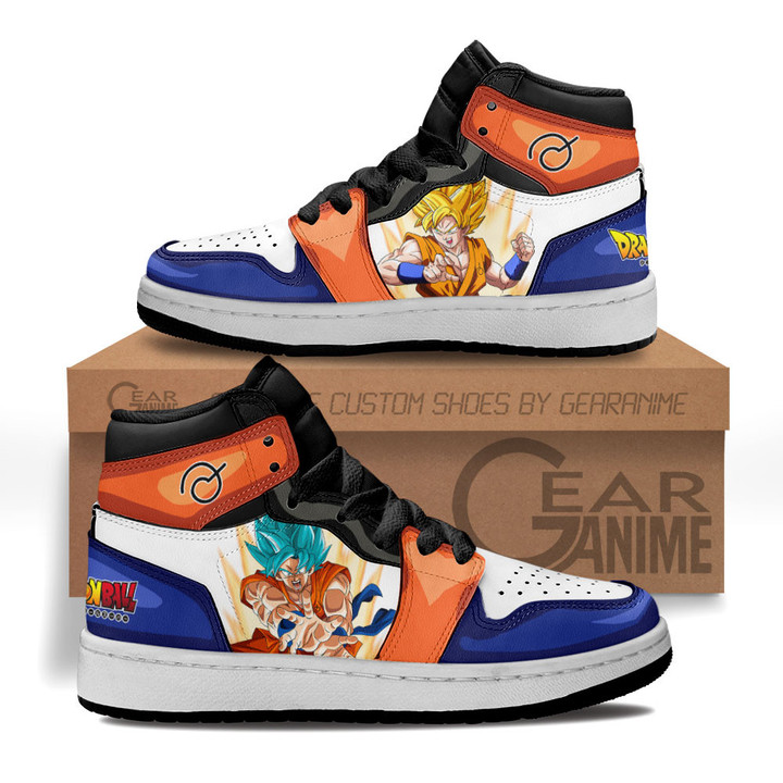 Goku Whis Kids Sneakers Custom Dragon Ball Anime Kids ShoesGear Anime