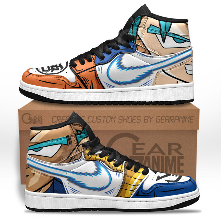 Goku and Vegeta Sneakers Dragon Ball Custom Anime Shoes for OtakuGear Anime