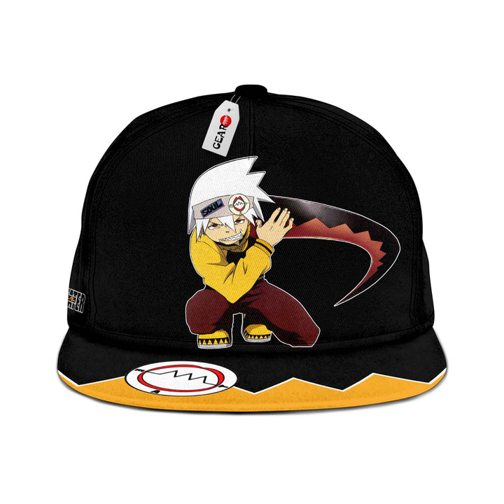 Soul Evans Snapback Hat Custom Soul Eater Anime Hat