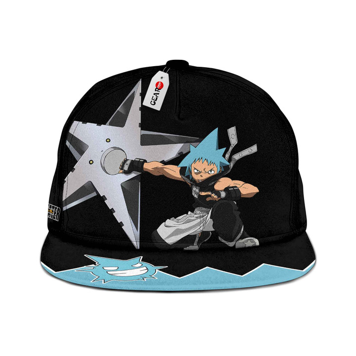 Black Star Snapback Hat Custom Soul Eater Anime Hat