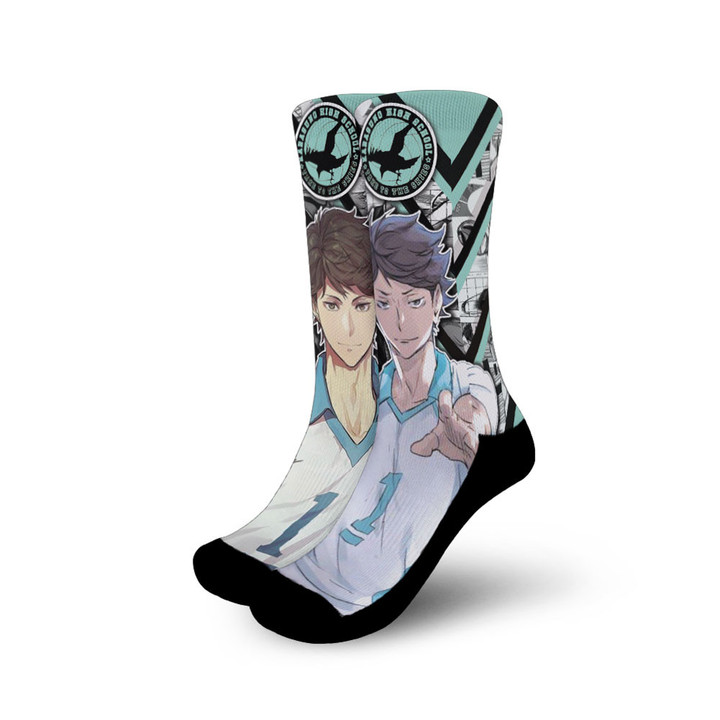 Haikyuu Toru Oikawa Custom Anime Socks For Anime Fans Gear Anime