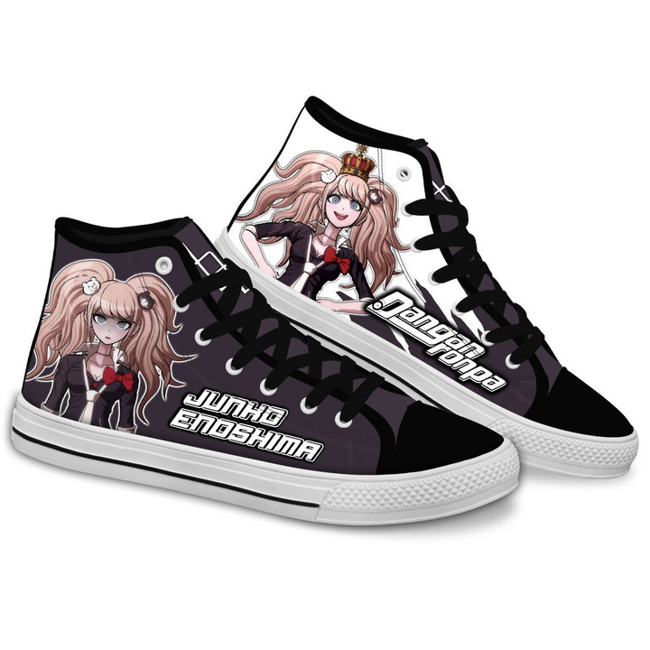Danganronpa Junko Enoshima Custom Anime High Top Shoes Gear Anime