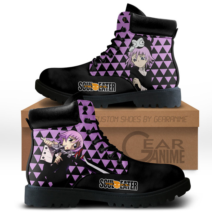 Soul Eater Crona Gorgon Boots Anime Custom ShoesGear Anime