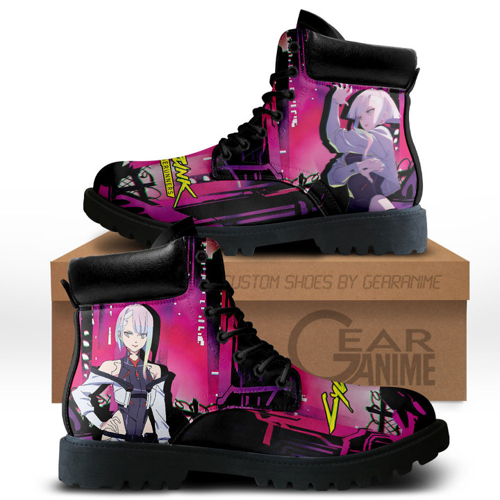 Cyberpunk Edgerunners Lucy Boots Anime Custom Shoes MV2811Gear Anime