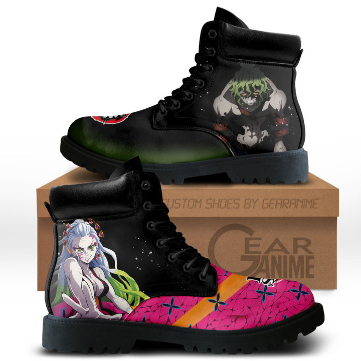 Demon Slayer Gyutaro and Daki Boots Anime Custom Shoes MV0512Gear Anime