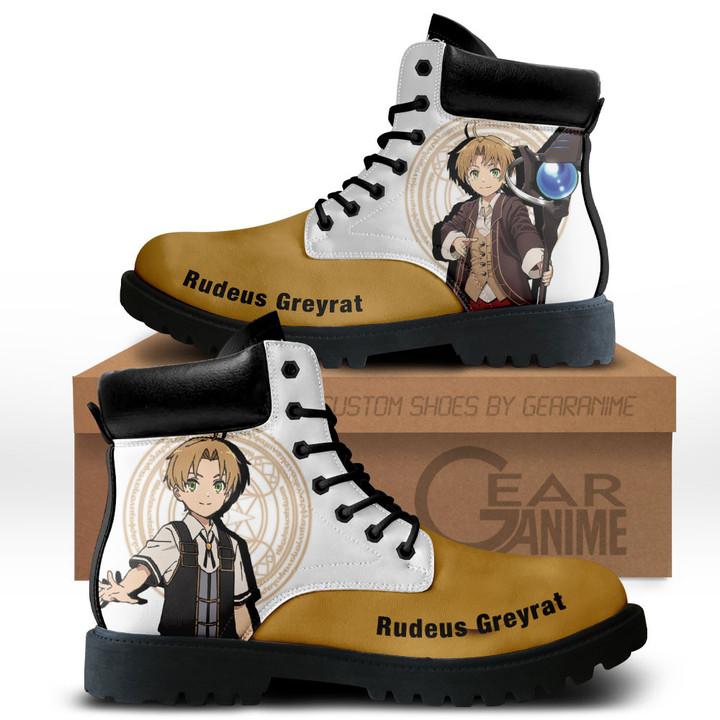 Mushoku Tensei Rudeus Greyrat Boots Anime Custom Shoes MV0512Gear Anime