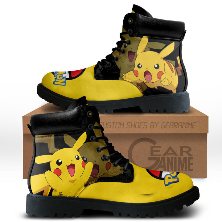 Pokemon Pikachu Boots Anime Custom Shoes MV0512Gear Anime