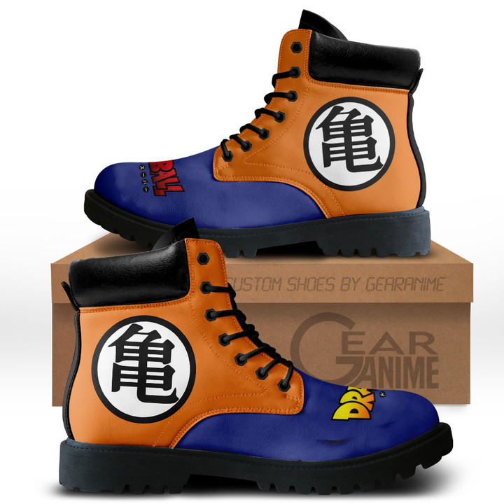 Dragon Ball Master Roshi Symbol Boots Anime Custom Shoes MV1212Gear Anime