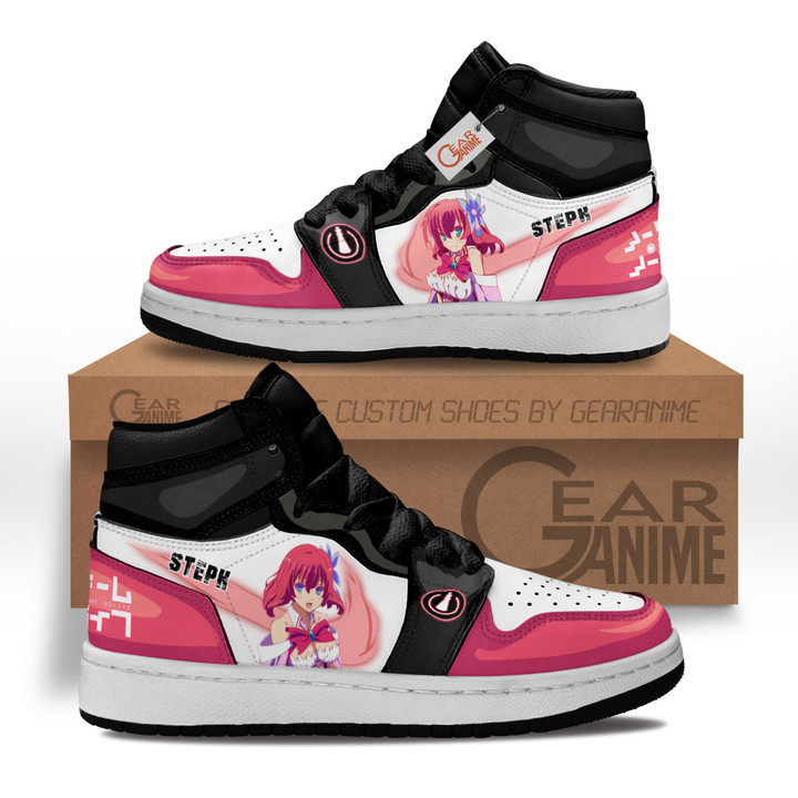 Stephanie Dola Anime Kids Sneakers Custom Shoes MV3001 Gear Anime