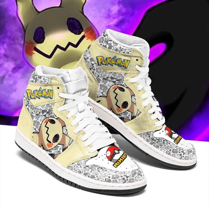 Mimikyu Sneakers Custom Anime Pokemon Shoes - 2 - GearAnime