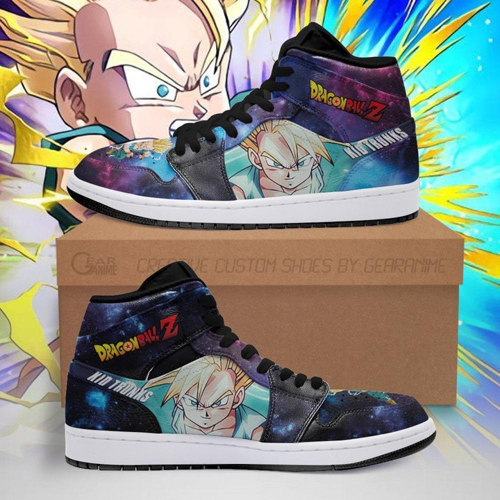 Kid Trunks Sneakers Galaxy Custom Dragon Ball Anime Shoes - 1 - GearAnime