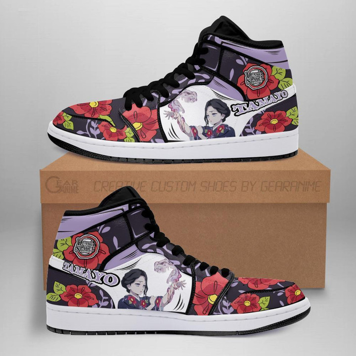 Lady Tamayo Sneakers Custom Anime Demon Slayer Shoes - 1 - GearAnime