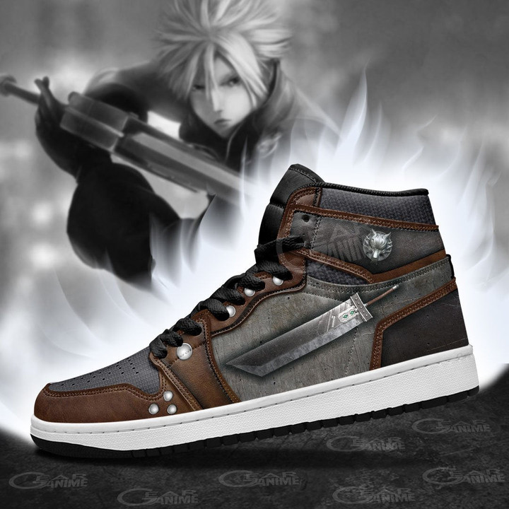 Cloud's Buster Sword Sneakers Custom Final Fantasy VII Shoes - 4 - GearAnime