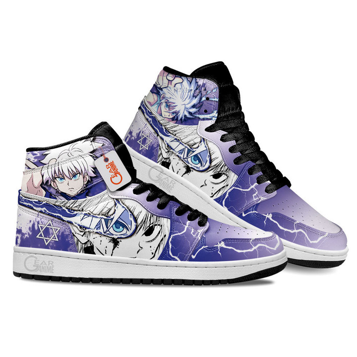Killua Zoldyck Anime Shoes Custom Sneakers MN2102 Gear Anime