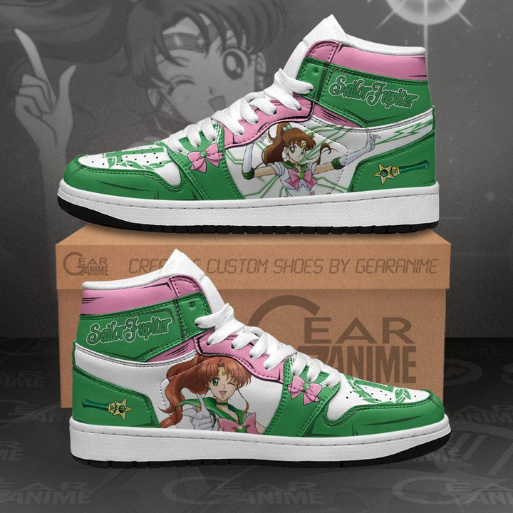 Sailor Jupiter Sneakers Sailor Moon Anime Shoes MN11 - 1 - GearAnime