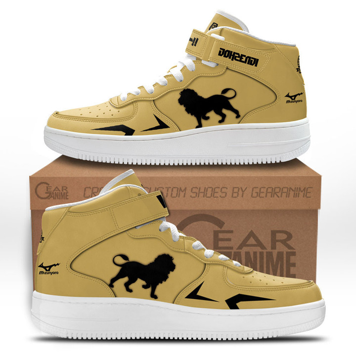 Johzenji Sneakers Air Mid Custom Haikyuu Anime ShoesGear Anime