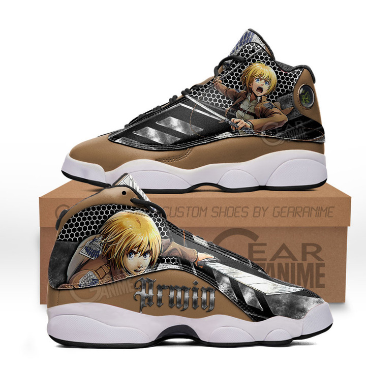 Armin Arlert JD13 Sneakers Attack On Titan Custom Anime Shoes for OtakuGear Anime