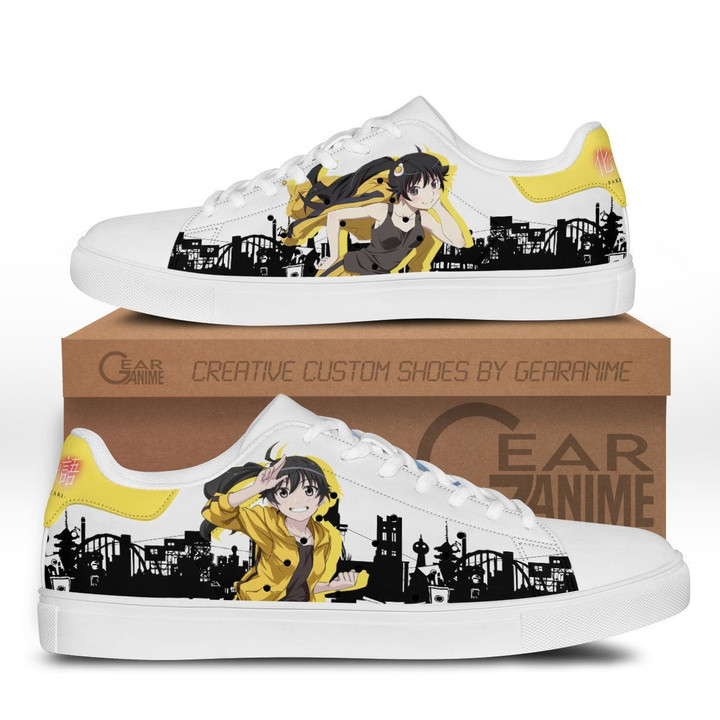 Karen Araragi Skate Sneakers Custom Anime Bakemonogatari Shoes - 1 - GearAnime