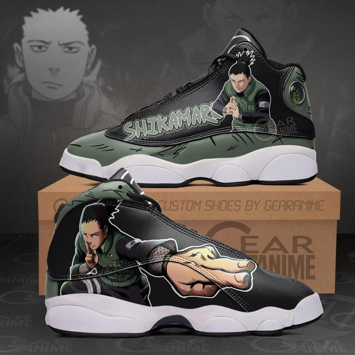 Shikamaru Sneakers Custom Anime Shoes - 1 - GearAnime