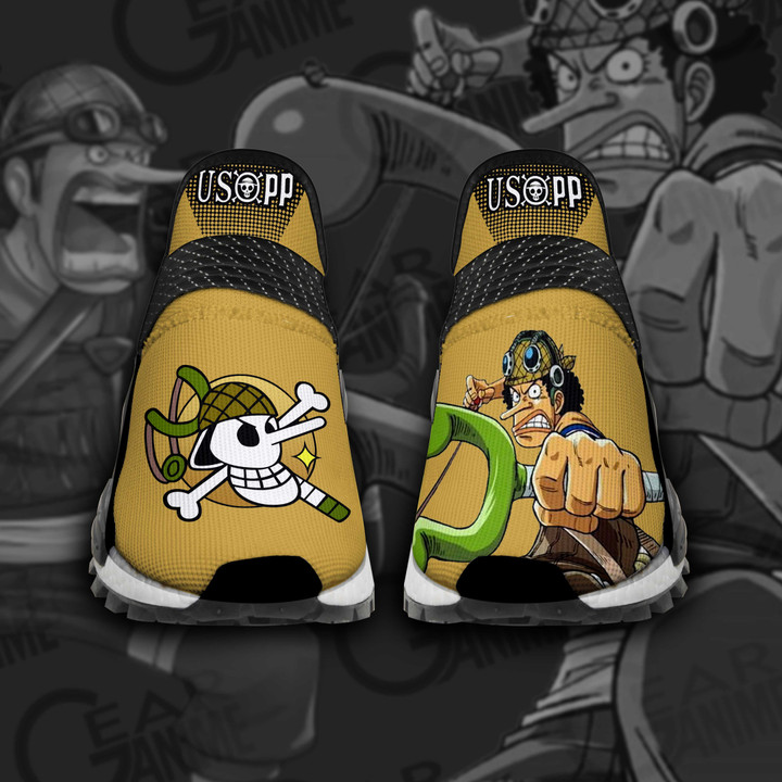 Usopp Shoes One Piece Custom Anime Shoes TT11 - 1 - GearAnime