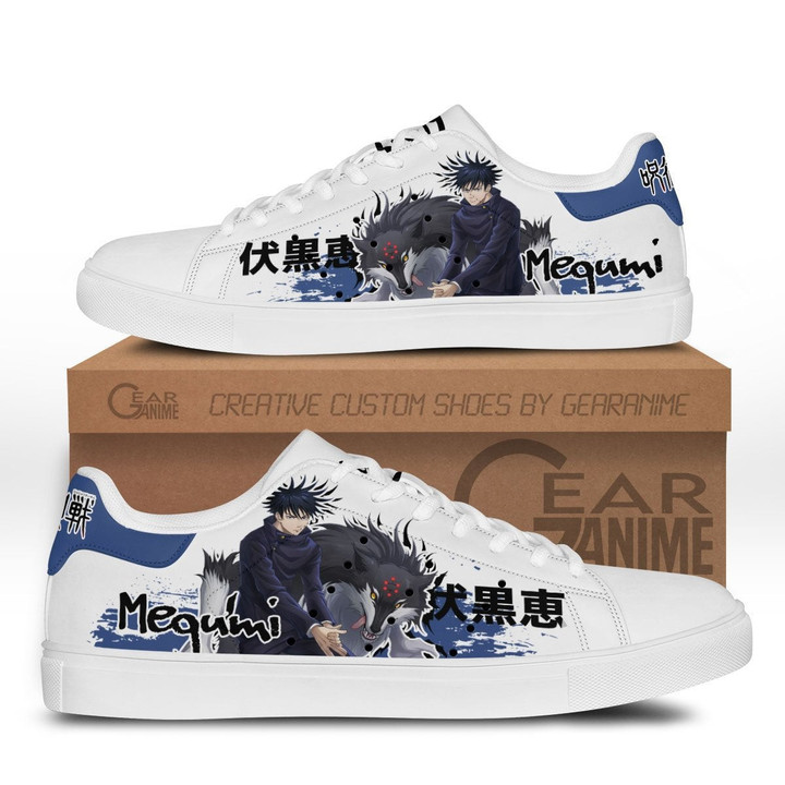 Megumi Fushiguro Skate Sneakers Custom Anime Shoes - 1 - GearAnime