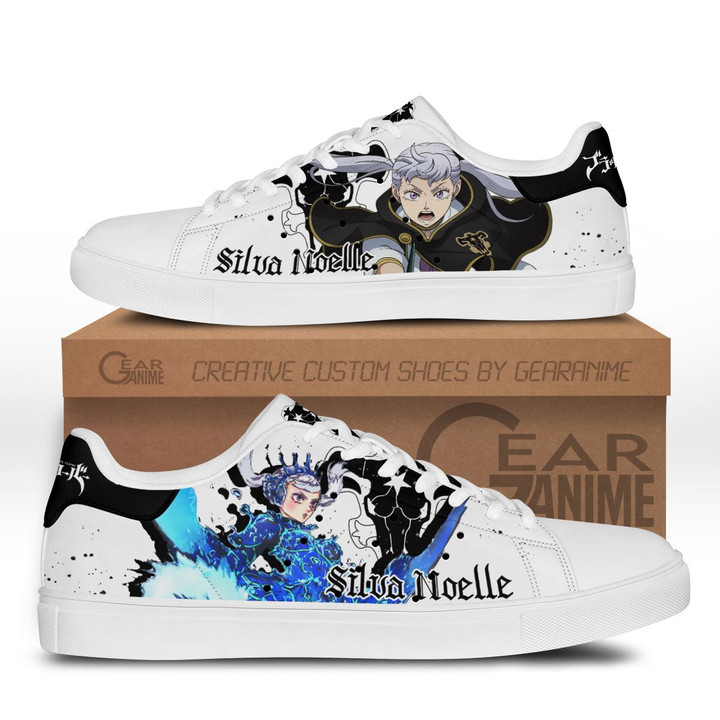 Black Clover Nozel Silva Skate Sneakers Custom Anime Shoes - 1 - GearAnime