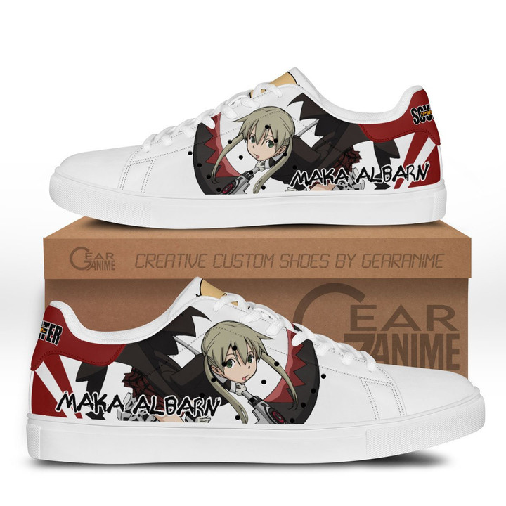 Maka Albarn Skate Sneakers Custom Soul Eater Anime Shoes - 1 - GearAnime