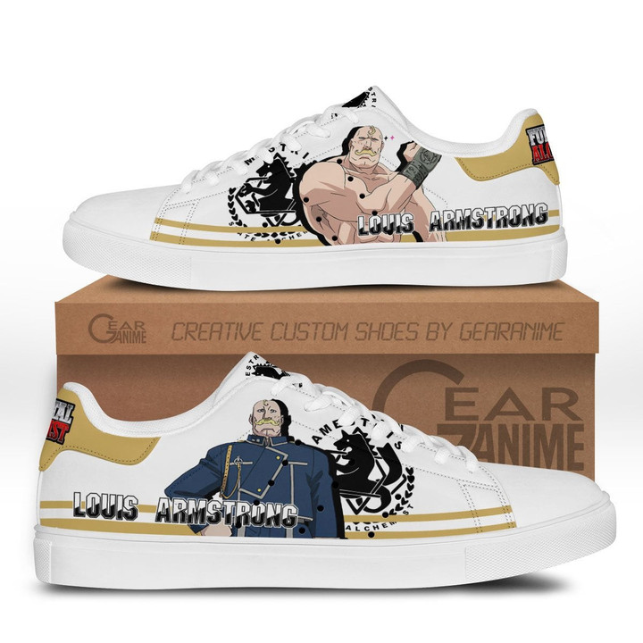 Alex Louis Armstrong Skate Sneakers Custom Anime Shoes - 1 - GearAnime