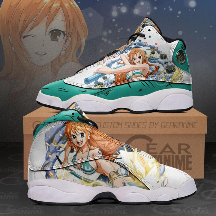 One Piece Nami Sneakers Custom Anime Shoes - 1 - GearAnime