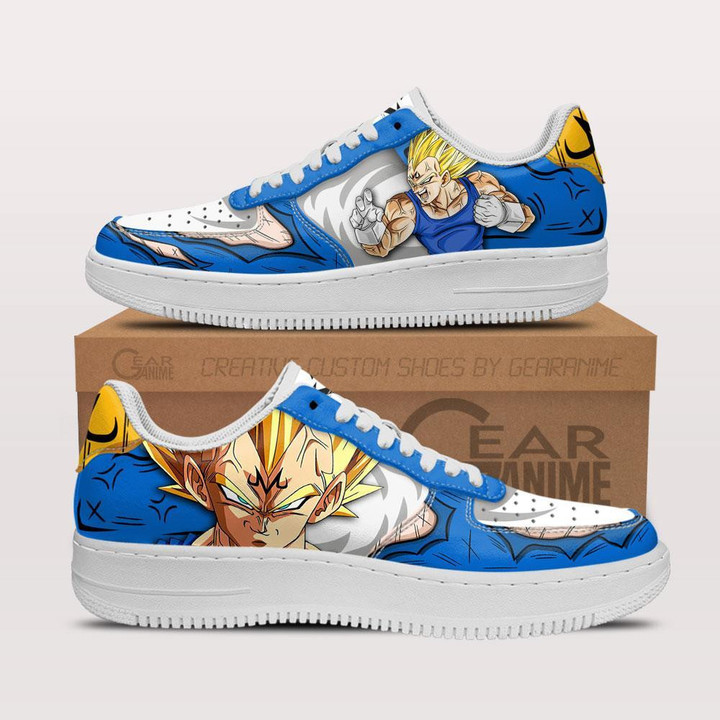 Majin Vegeta Air Sneakers Custom Anime Dragon Ball Shoes - 1 - GearAnime