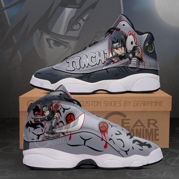Itachi Anbu Sneakers Custom Anime Shoes - 1 - GearAnime