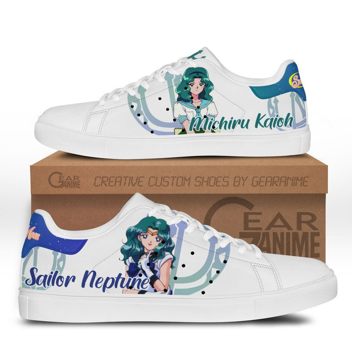 Sailor Neptune Skate Sneakers Custom Anime Shoes - 1 - GearAnime