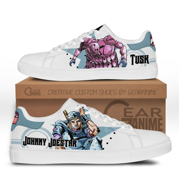 Johnny Joestar Skate Sneakers Custom Anime Shoes - 1 - GearAnime