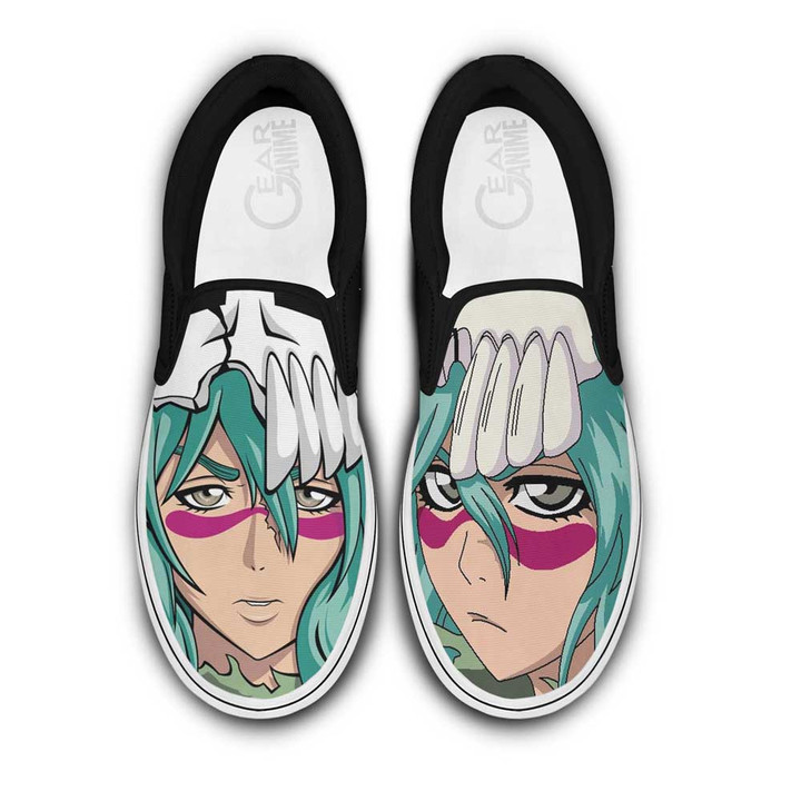 Nel tu Slip On Sneakers Custom Anime Bleach Shoes - 1 - GearAnime