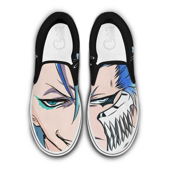 Grimmjow Slip On Sneakers Custom Anime Bleach Shoes - 1 - GearAnime