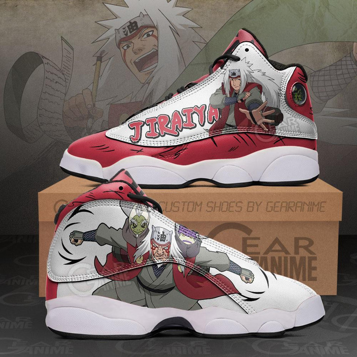 Jiraiya Sage Sneakers Custom Anime Shoes - 1 - GearAnime