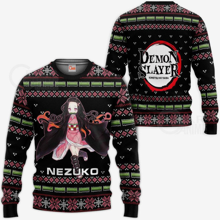 Nezuko Kamado Ugly Sweater Christmas Gift VA10 - 1 - GearAnime